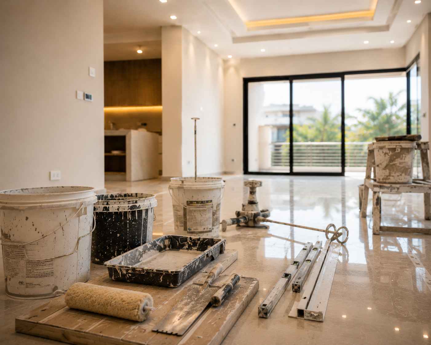 التشطيبات الداخلية والخارجية - AMADOU | إنشاءات، لاندسكيب، حمامات سباحة