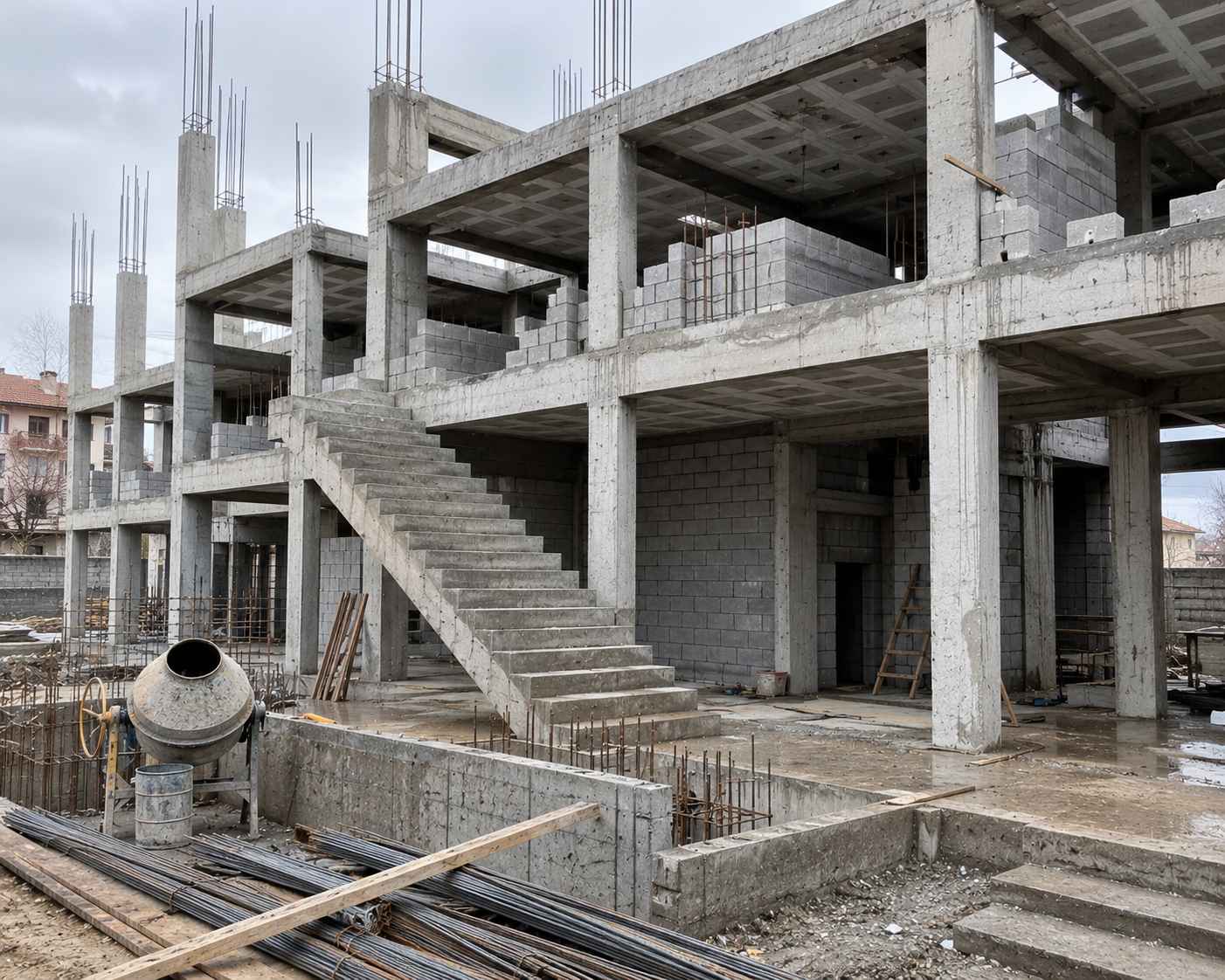أعمال الخرسانات تنفيذ الهياكل الخرسانية والأساسات